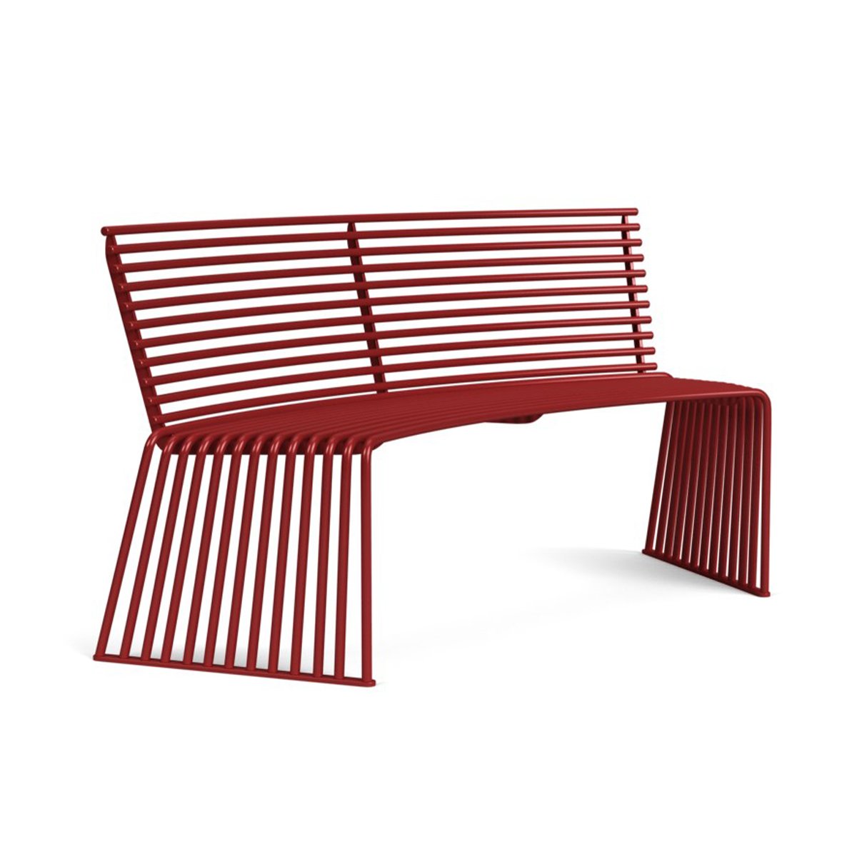 sierra-red-curved-bench-with-backrest