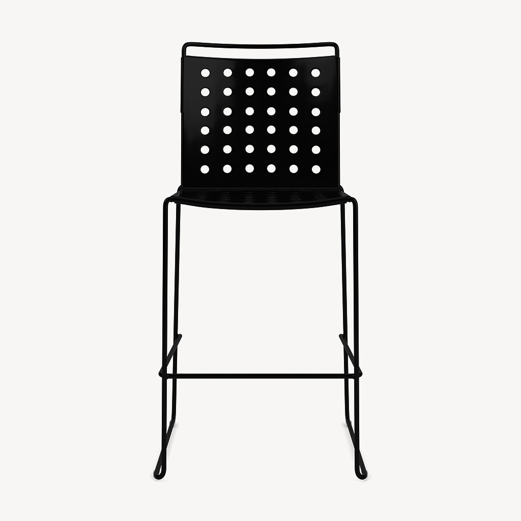 822-black-armless-stool